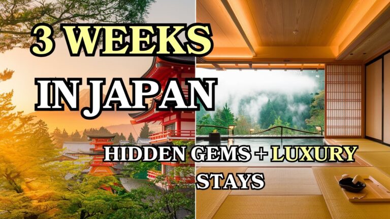 3-Week Japan Itinerary: Tokyo to Hiroshima with Luxury Stays