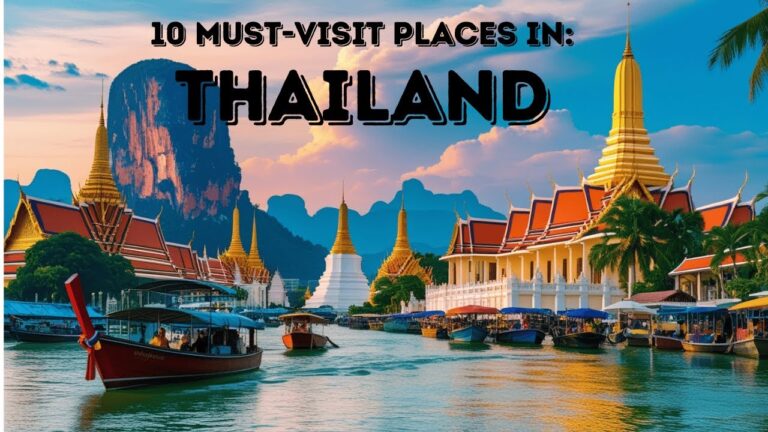 10 Must-Visit Places in Thailand: A Journey Through Paradise and Culture