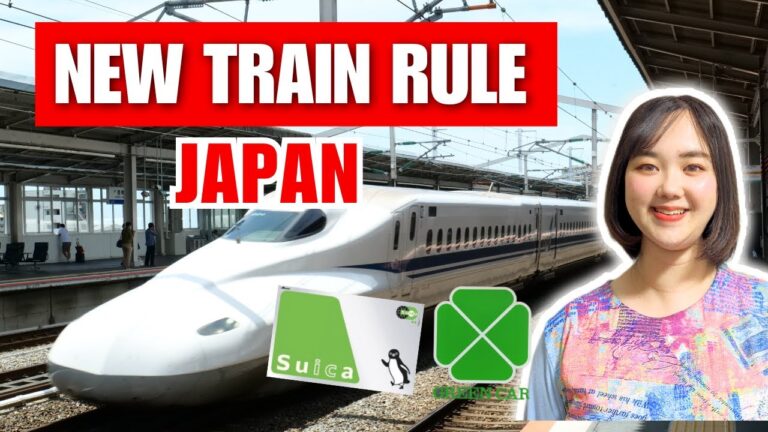 Updated Japan Train & Shinkansen Rule | 15 New Things to Know Before Arriving in Japan