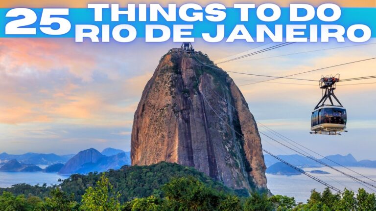 Best Things To Do in Rio De Janeiro Brazil 2025 4K