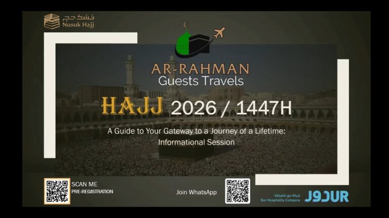 Nusuk Hajj 2026 – A complete Guide to start Hajj Preparation