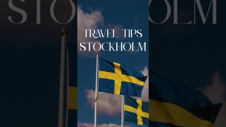 Stockholm Travel Tips you MUST KNOW!