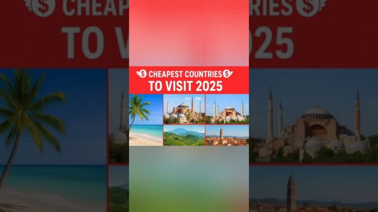Cheapest Holiday Destinations 2025 | Ultimate Budget Travel List