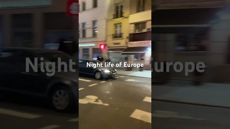 Night life of Europe PhD in Europe how to apply visa #france #europe #visaapply PhD life
