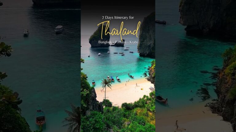 7 Days Thailand Itinerary✈️