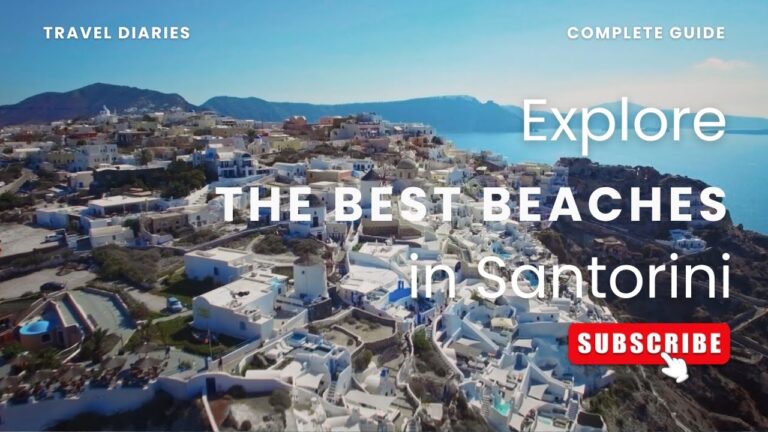 Santorini Beaches Revealed: The Island’s Most Iconic & Dramatic Shores