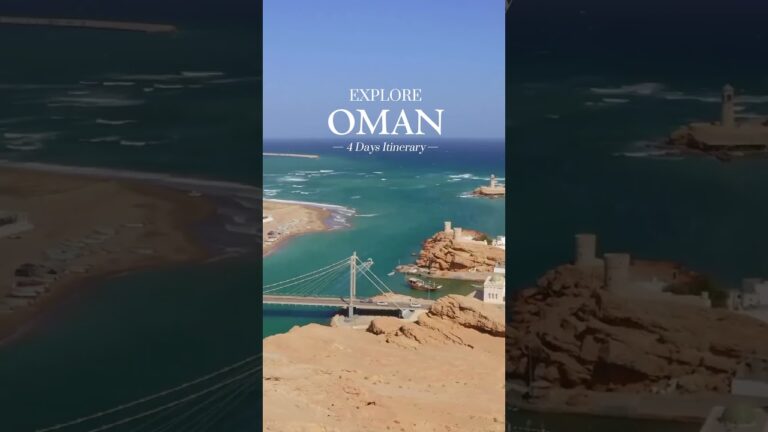 Explore Oman in 4 Days – Muscat, Wahiba Sands, Jabal Akhdar and Sur. #omantourism #omantour