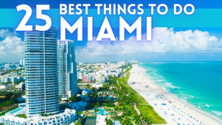Best Things To do in Miami Florida 4K
