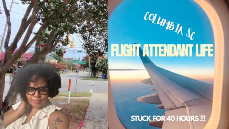 flight attendant life | 40 hour layover in Columbia, SC | come explore the city with me ✈️