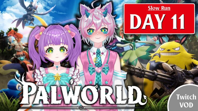 (Palworld 1.0, Slow Run! Day 11)- Twitch VOD- (August 20, 2026)