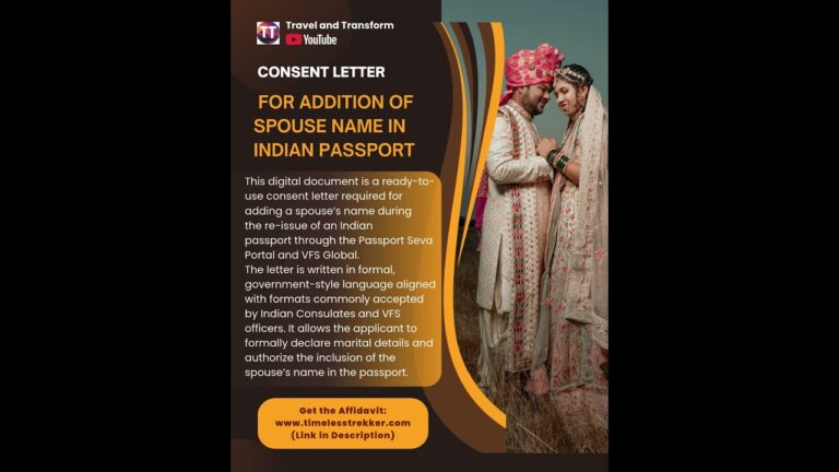 Add your spouse's name on your passport #indianpassportrenewal